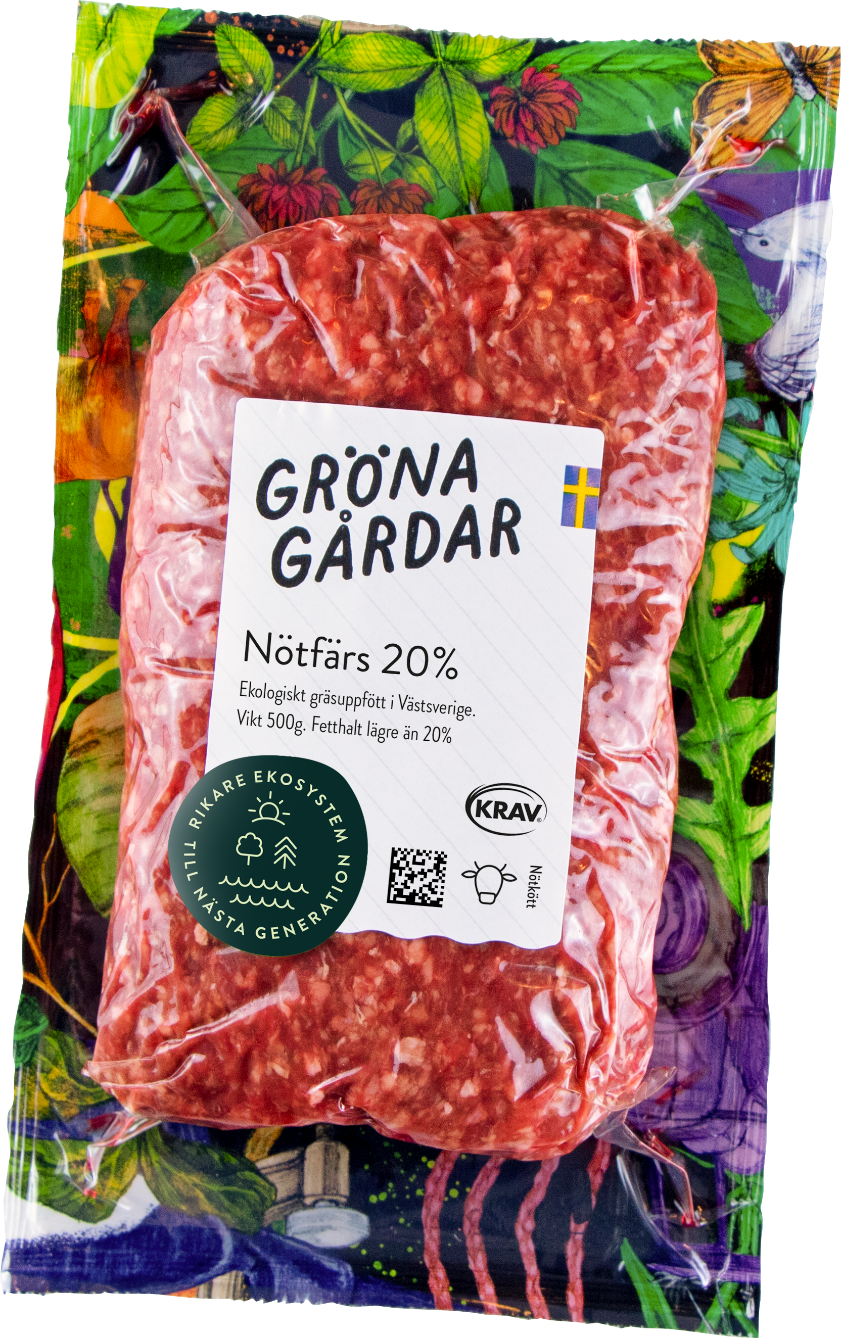 Nötfärs grovmalen 20% från Gröna gårdar